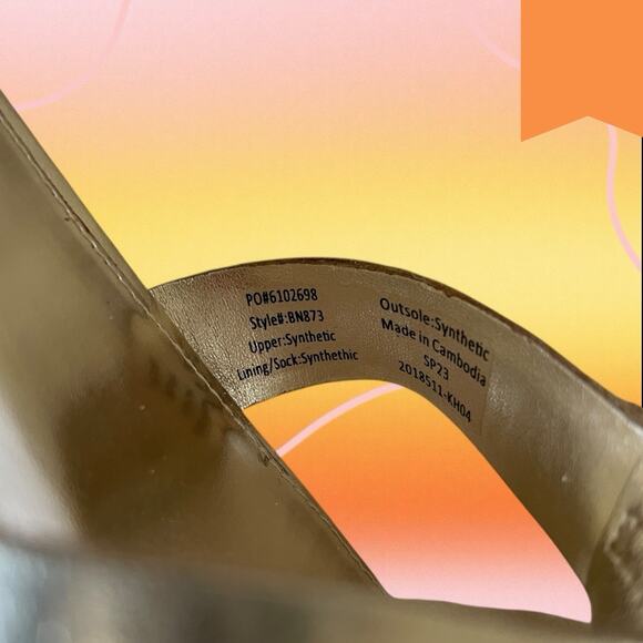 J Crew Sandals Womens 10 Double Knot Metallic Gold Beach Slides Flats EUC - Picture 8 of 8